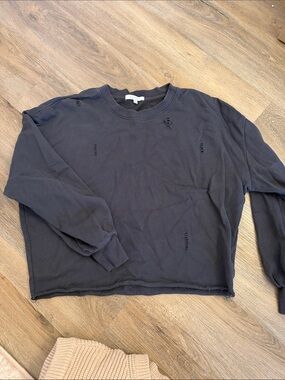 Z Supply Black Crewneck Sweatshirt